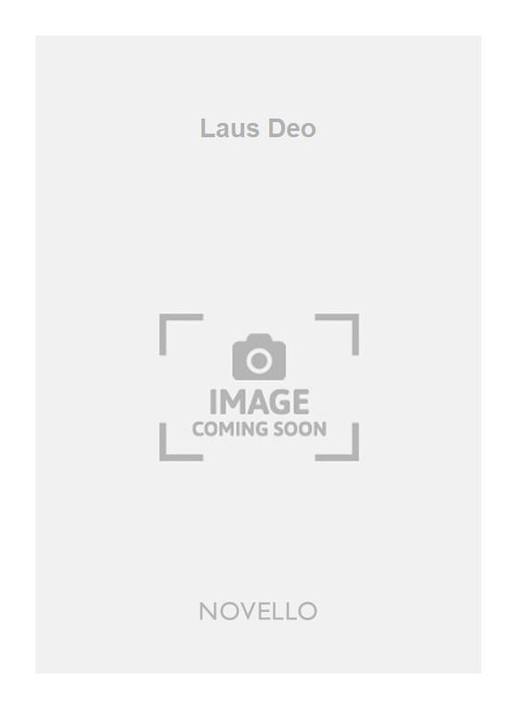 Laus Deo for High Voice and Piano
